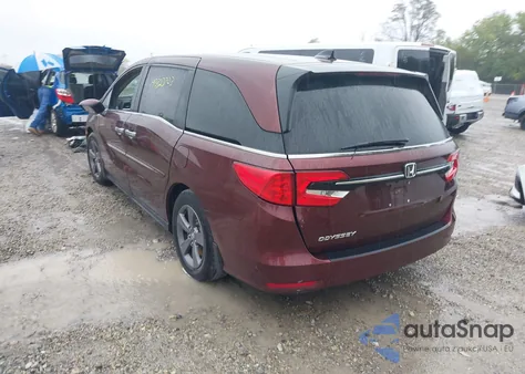 2021 Honda Odyssey Ex z USA, uszkodzony, nr VIN 5FNRL6H55MB016347